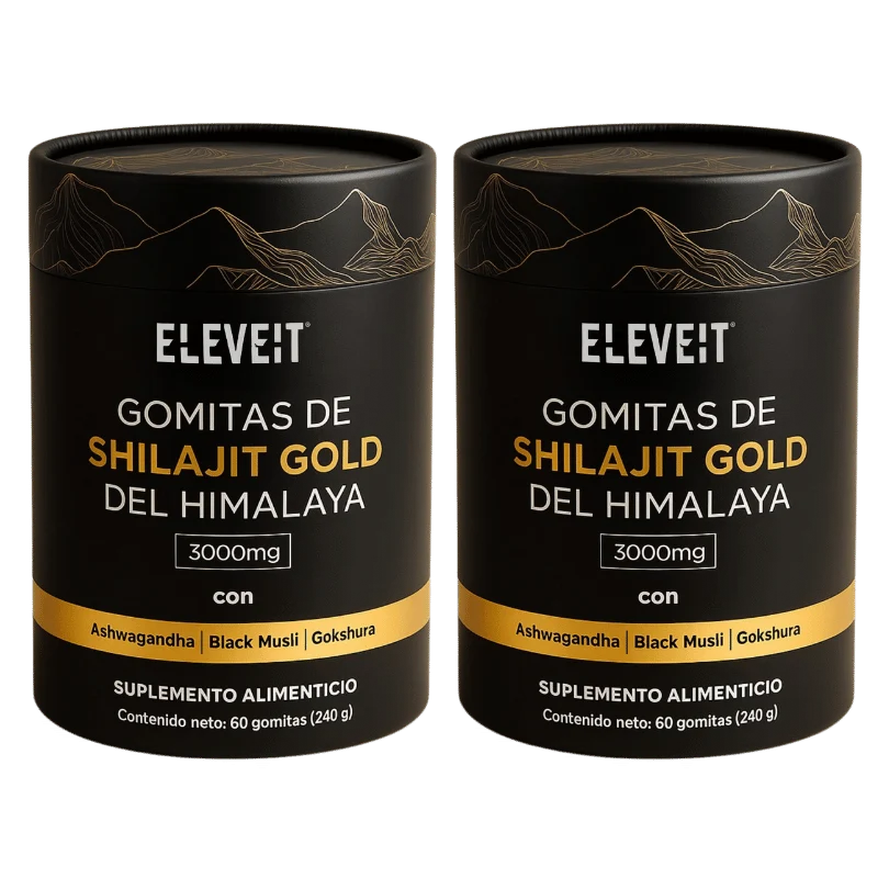 Eleveit Gold Gomitas de Shilajit Puro del Himalaya