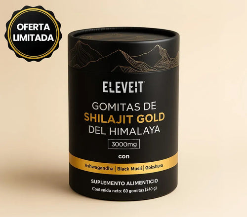 Eleveit Gold gomitas de shilajit - frasco